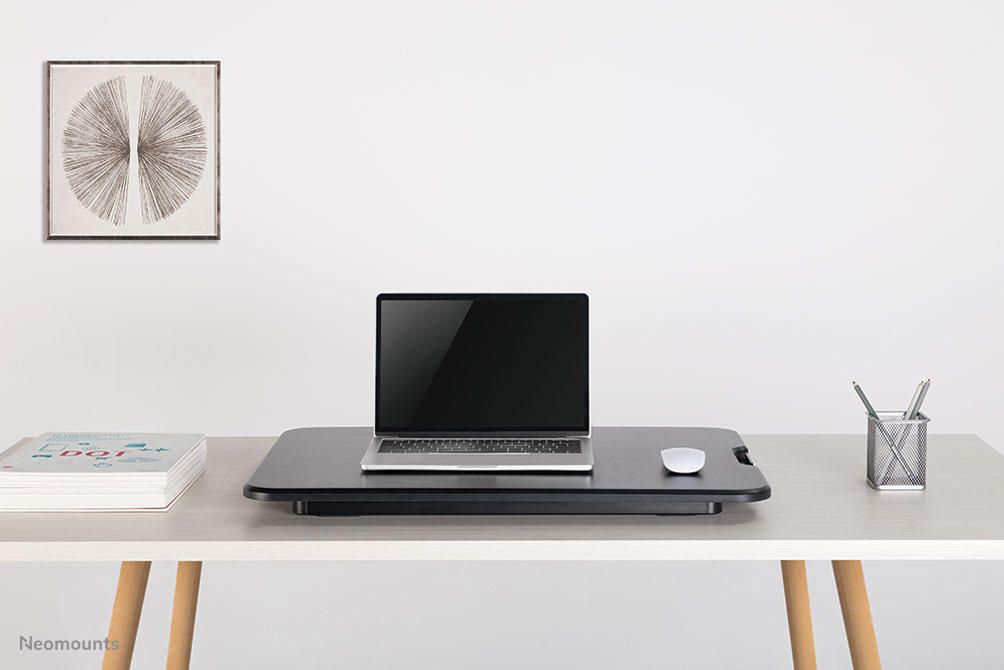 Neomounts sit-stand workstation